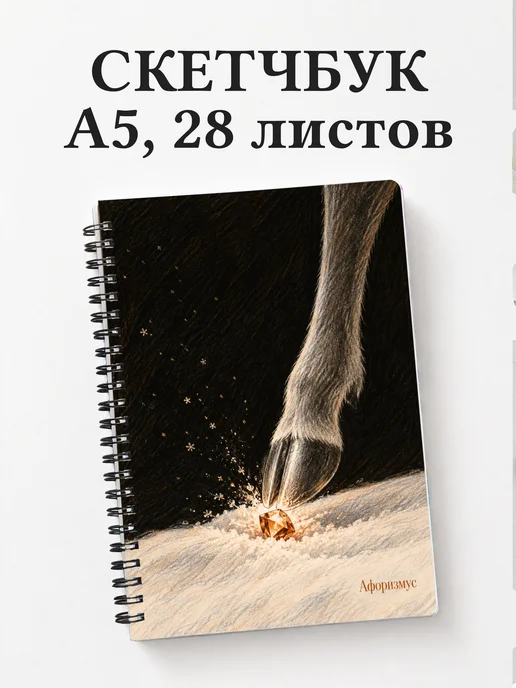 Скетчбук Серебряное копытце