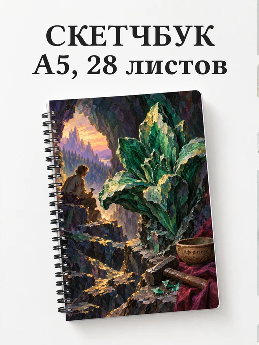 Скетчбук Каменный цветок