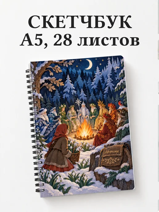 Скетчбук Двенадцать месяцев