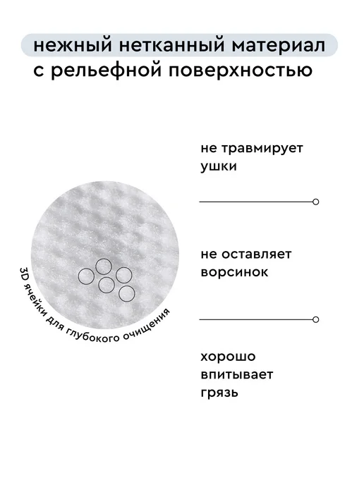 Влажные салфетки для ушей собак, кошек, антибактериальные, 50 шт, фото 4