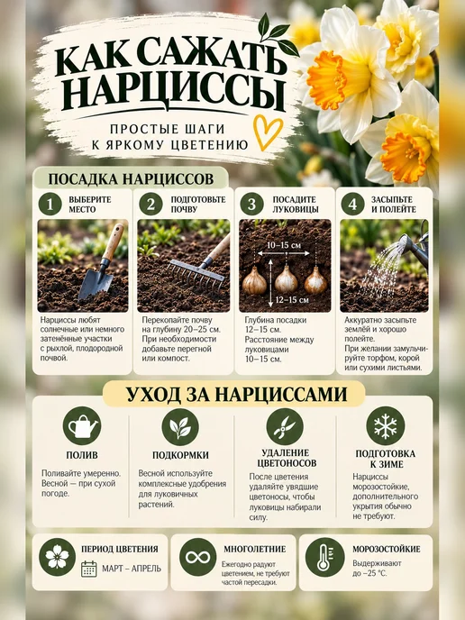 Нарцисс луковицы многолетние, белый, фото 2