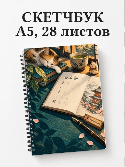 Скетчбук любителя японского языка
