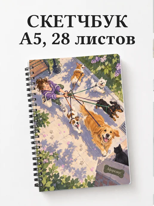 Скетчбук Юмор собачников
