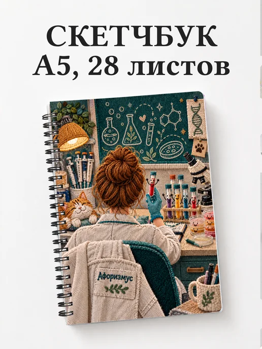 Скетчбук Юмор лаборантов