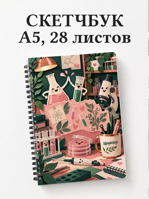 Скетчбук Юмор лаборантов