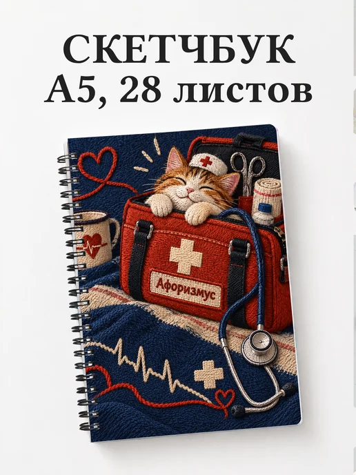 Скетчбук Юмор фельдшеров