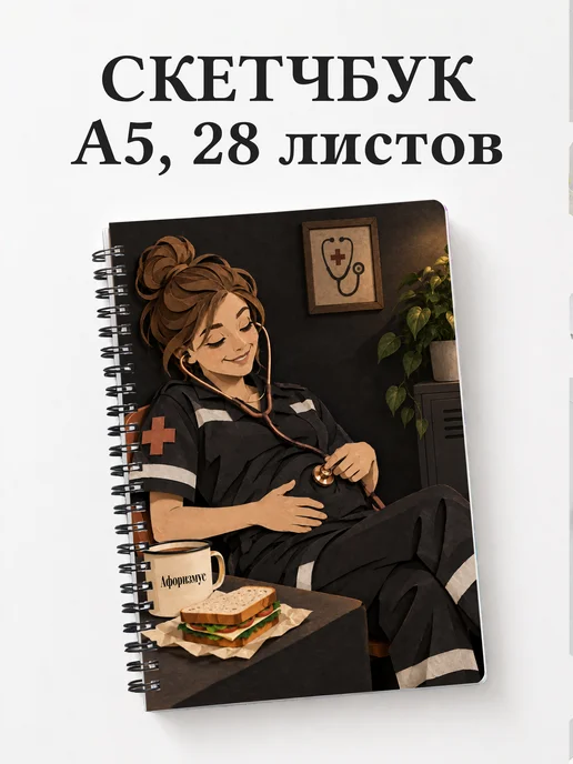 Скетчбук Юмор фельдшеров
