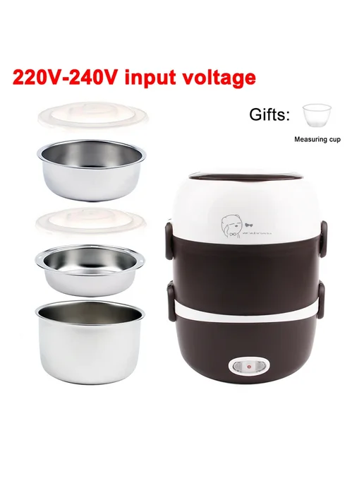 CUKYI ДМВД Мини-рисоварка 2 3 слоев 3 layers 220V- 240V, вариант