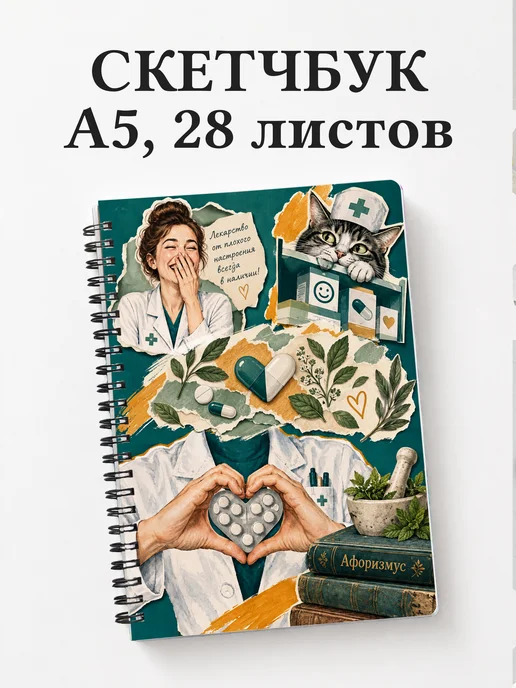 Скетчбук Юмор аптечных работников