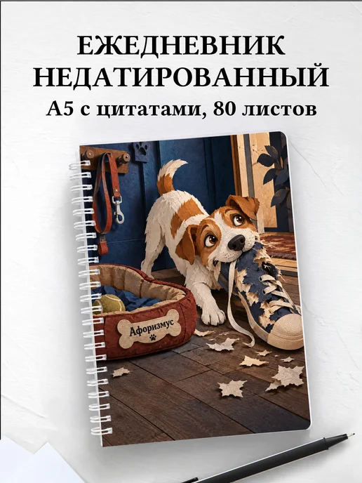 Ежедневник недатированный Юмор собачников
