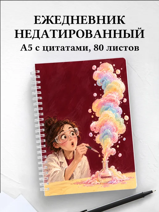 Ежедневник недатированный Юмор лаборантов