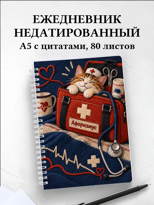 Ежедневник недатированный Юмор фельдшеров