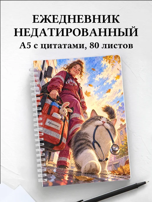 Ежедневник недатированный Юмор фельдшеров