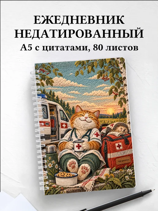 Ежедневник недатированный Юмор фельдшеров