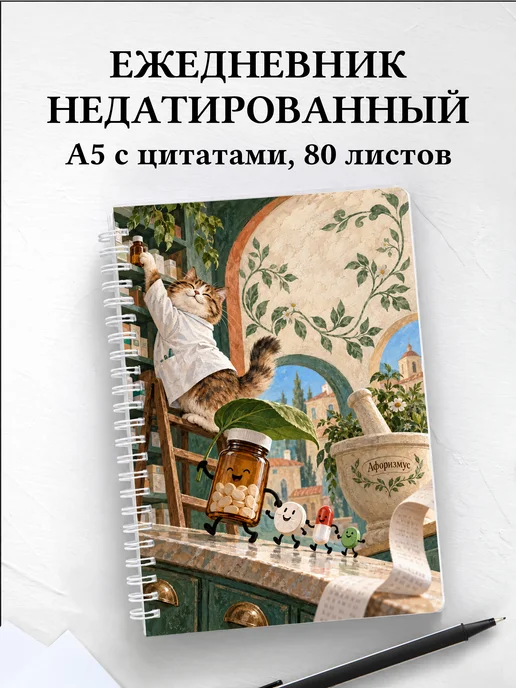 Ежедневник недатированный Юмор аптечных работников