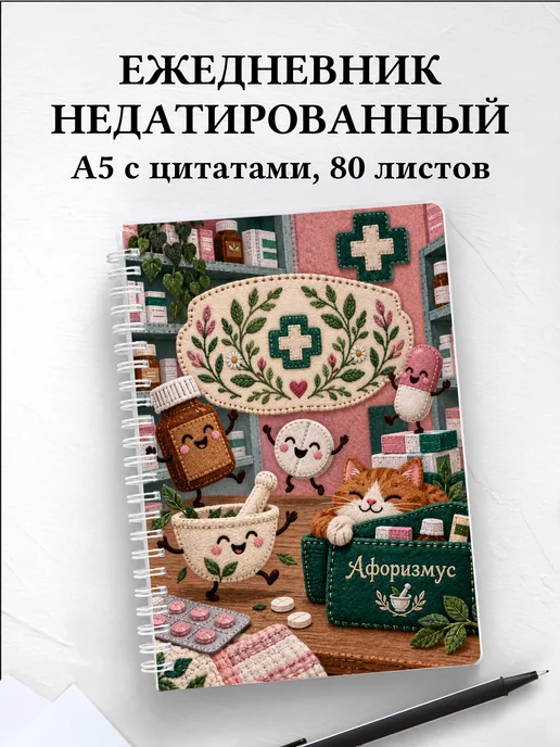 Ежедневник недатированный Юмор аптечных работников