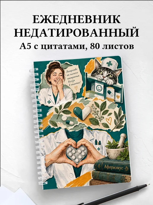 Ежедневник недатированный Юмор аптечных работников